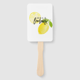 LEMON Summer Fun Hand Fan