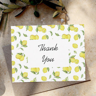 Lemon Summer Thank you Card