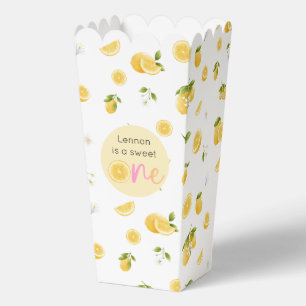 Lemon Sweet One Birthday Favor Boxes