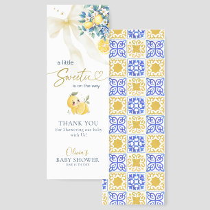 Lemon Sweetie Thank You Bookmark Ciao Baby Citrus 