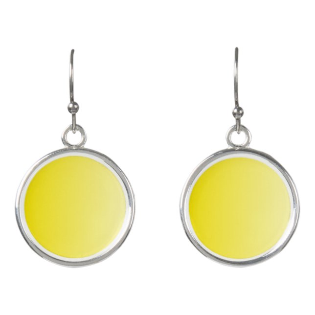 Lemon syrup earrings (Front)