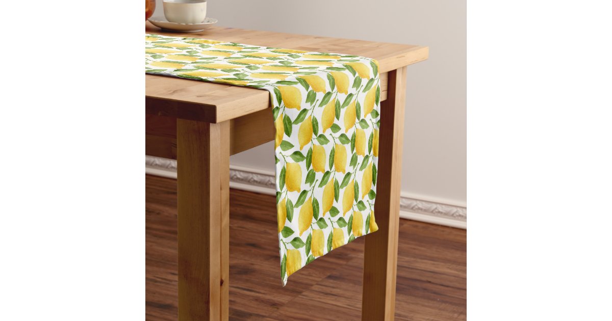 Lemon Table Runner Zazzle