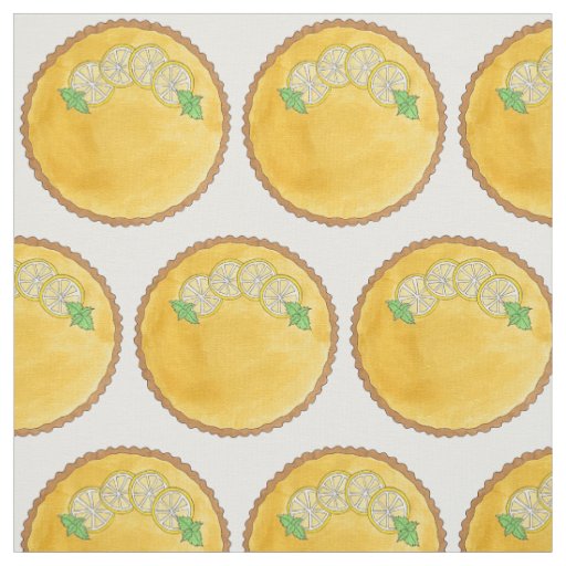 Lemon Tart Tarte au Citron Curd Pie Baking Food Fabric
