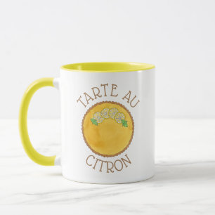Lemon Tart Tarte au Citron Curd Pie Baking Food Mug