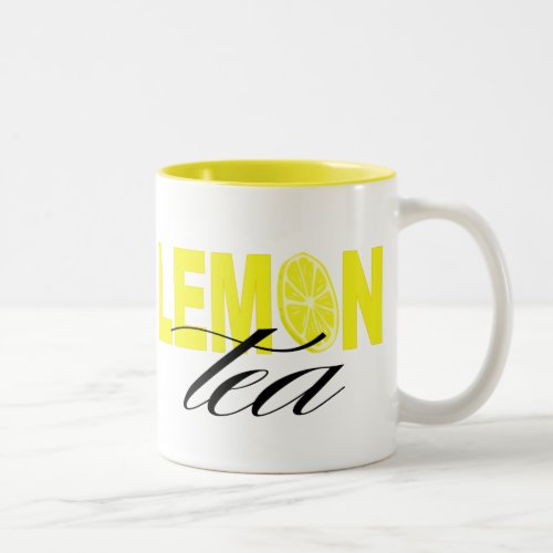 Lemon Tea Two_Tone Coffee Mug