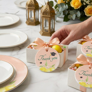 Lemon them Graduation Party Favor Tags