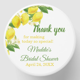 Lemon Theme Thank You Favors Mini Candle Favors