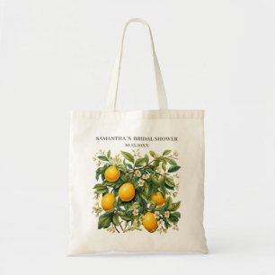 Lemon Themed Bridal Shower favors Tote Bag