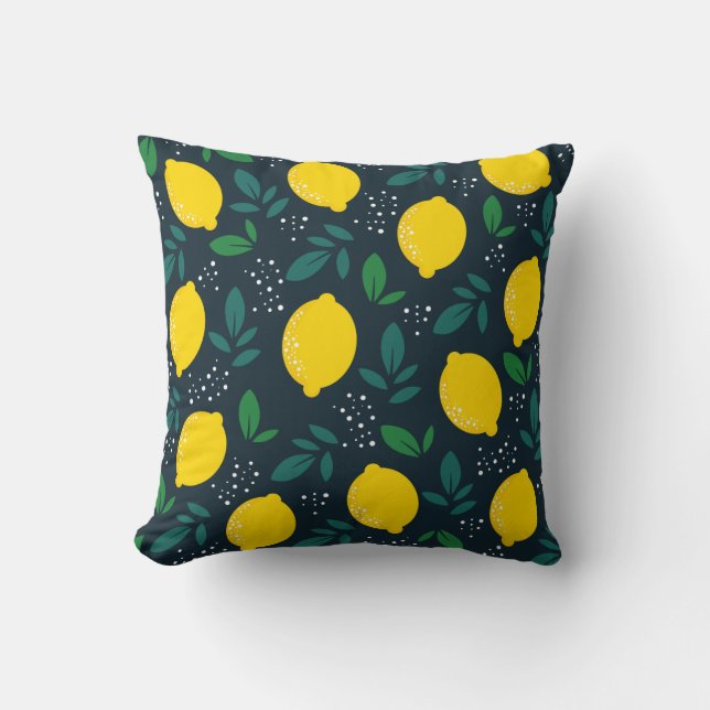 Lemon Throw Pillow (Front)