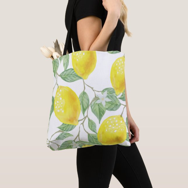 Lemon Tote Bag (Close Up)