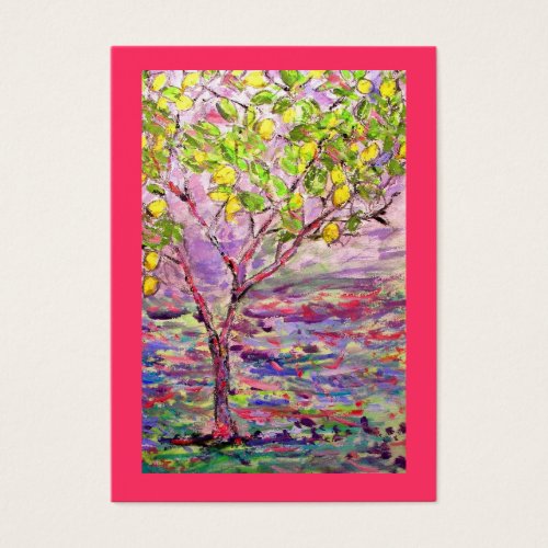 lemon tree business card
