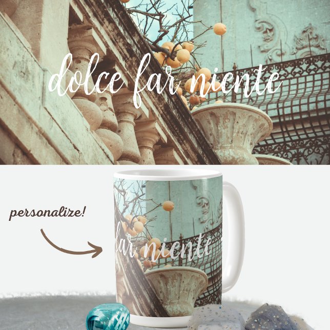 Lemon Tree and Old buildings Coffee Mug (Creator Uploaded)
