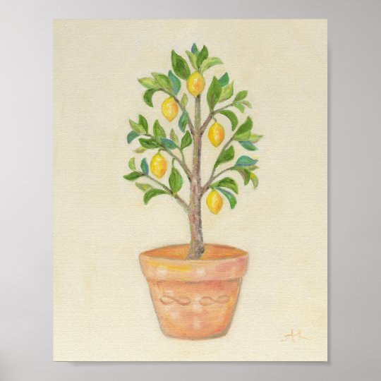 Lemon Tree art print | Zazzle.com