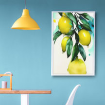 Lemon Tree Branch unframed
