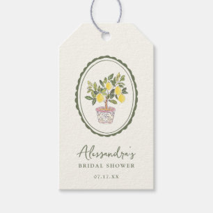 Lemon Tree Bridal Shower Thank You Gift Tags