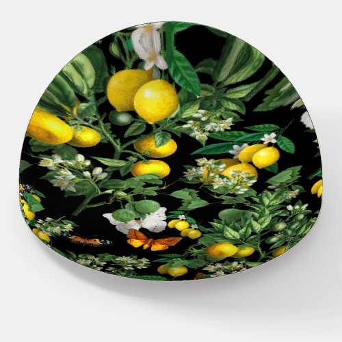 Lemon tree design paperweight