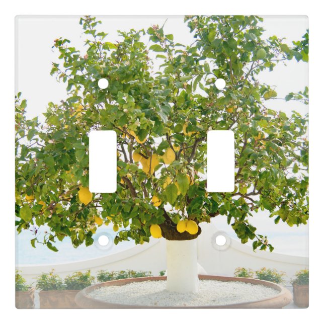 Lemon Tree in Positano #1 #travel #wall #art Light Switch Cover (Front)