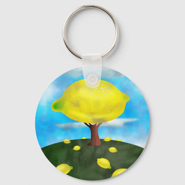 Lemon Tree Keychain (Front)