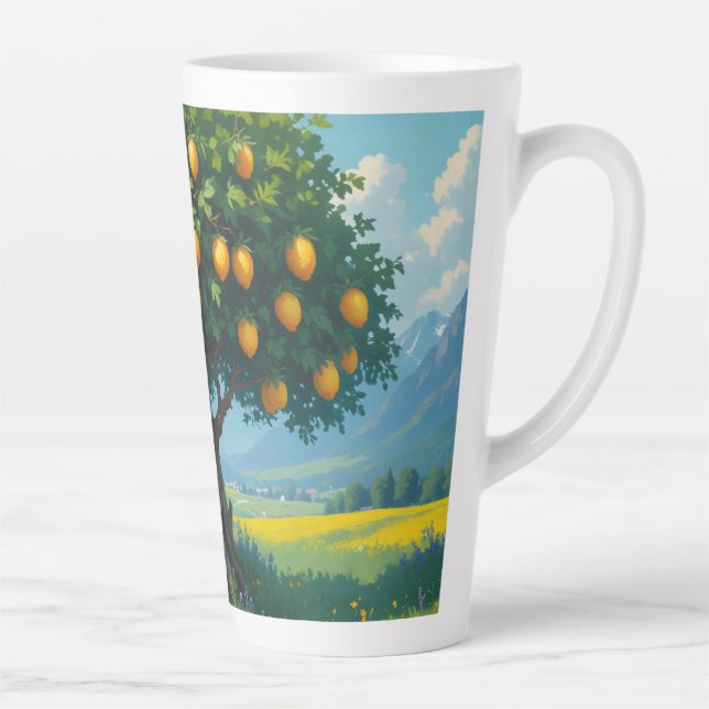 Lemon Tree Latte Mug (Right)