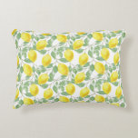 Lemon Tree Pattern Decorative Pillow at Zazzle