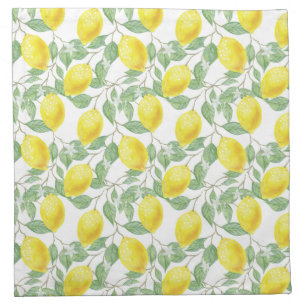 Lemon Tree Pattern Napkin
