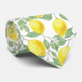 Lemon Tree Pattern Tie