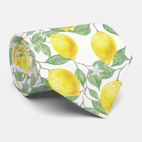 Lemon Tree Pattern Tie