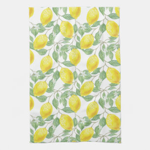 Lemon Tree Pattern Towel