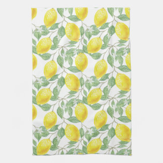 Lemon Tree Pattern Towel