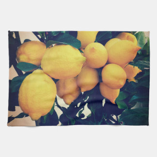  Lemon Tree Patterned Kitchen Towel