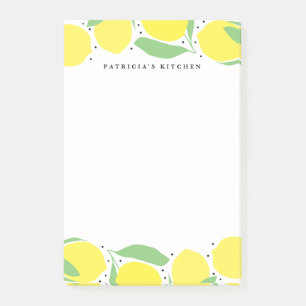 Lemon Tree Personalized Post It Notes