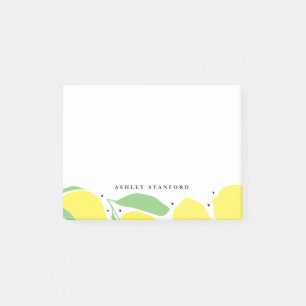Lemon Tree Personalized Post It Notes