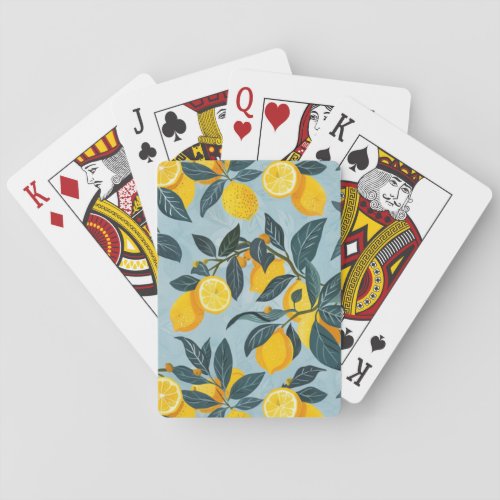 Lemon tree playing cards