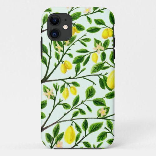 Lemon Tree Print iPhone 5  5S Case