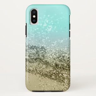 Lemon Twist Beach Glitter #3 iPhone X Case