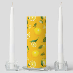 Lemon Variety 7 Unity Candle Set