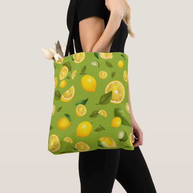 Lemon Variety 8 Tote Bag (Close Up)