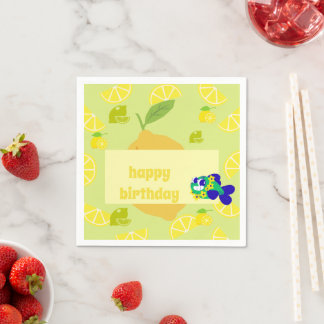 Lemon Vibes  Napkins
