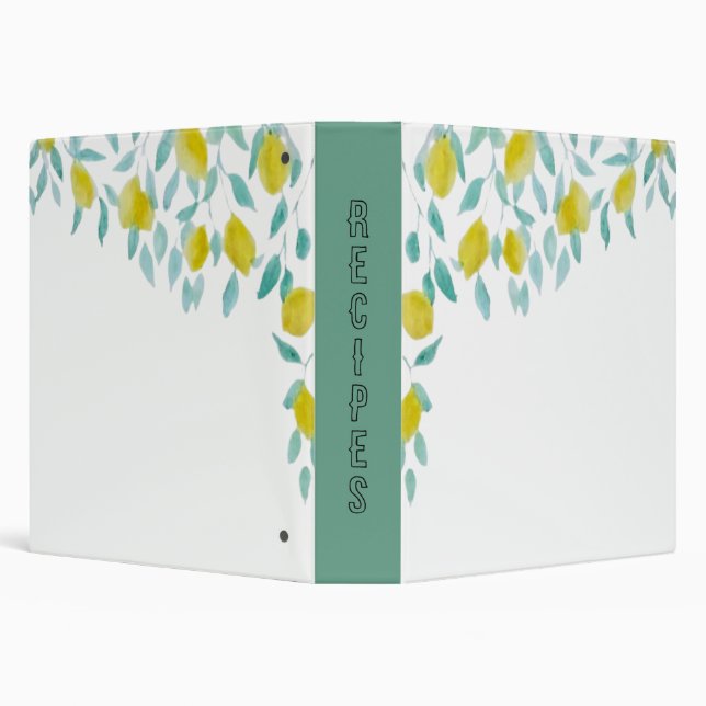 Lemon vines recipe binder (Background)