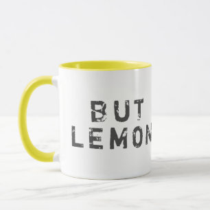 Lemon water mug