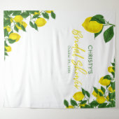 Lemon Watercolor Bridal Shower Backdrop (Front (Horizontal))