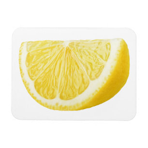 Lemon wedge magnet