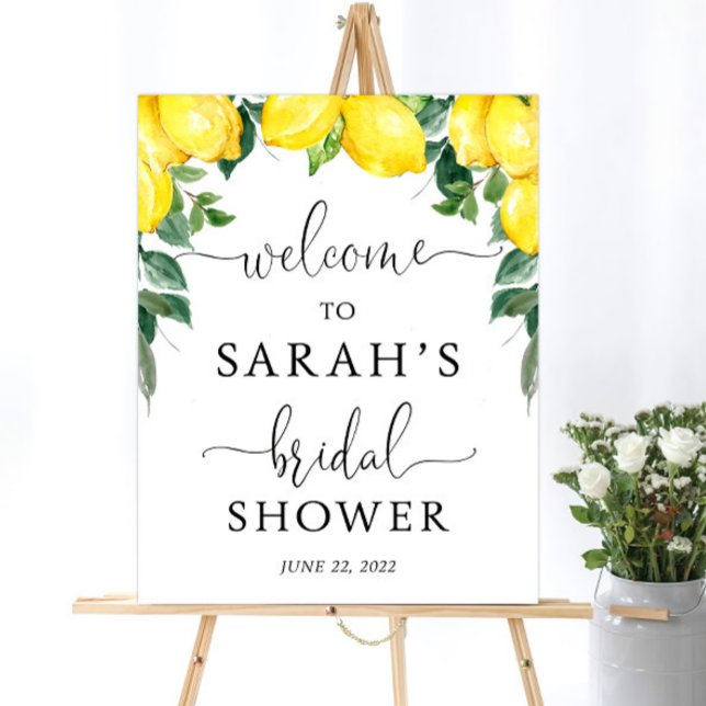 Lemon Welcome Bridal Shower Sign | Bridal Shower  (Creator Uploaded)