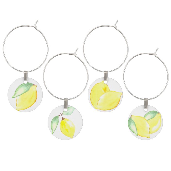 Lemon Wine Charm | Zazzle.com