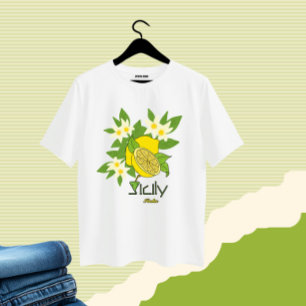 Lemon with flowers T-Shirt