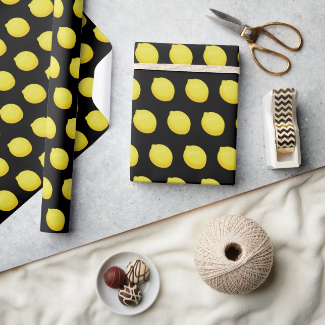 Lemon Wrapping Paper (Crafts)