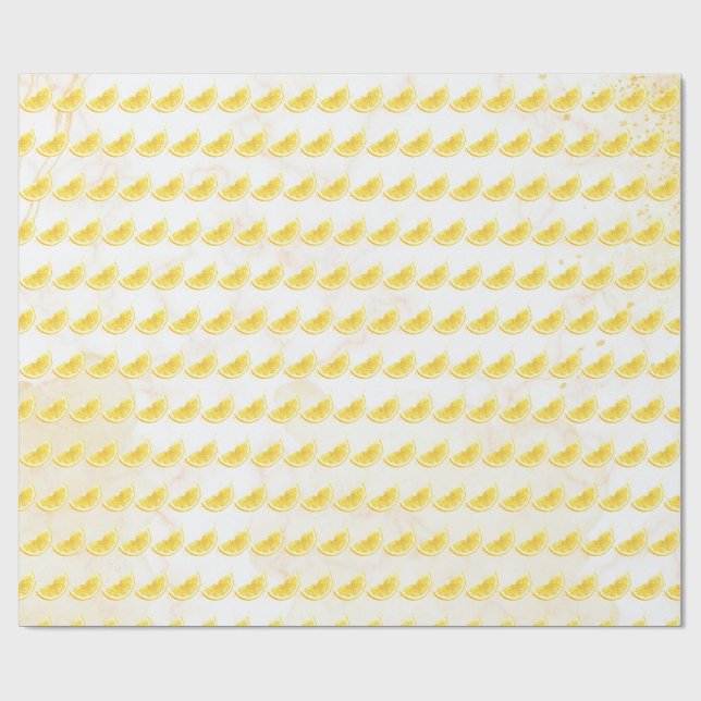 Lemon Wrapping Paper (Flat)