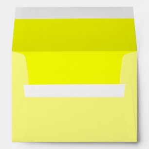 Lemon Yellow Background Color Customize This! Envelope
