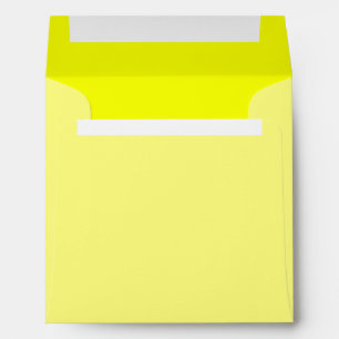 Lemon Yellow Background Color Customize This! Envelope