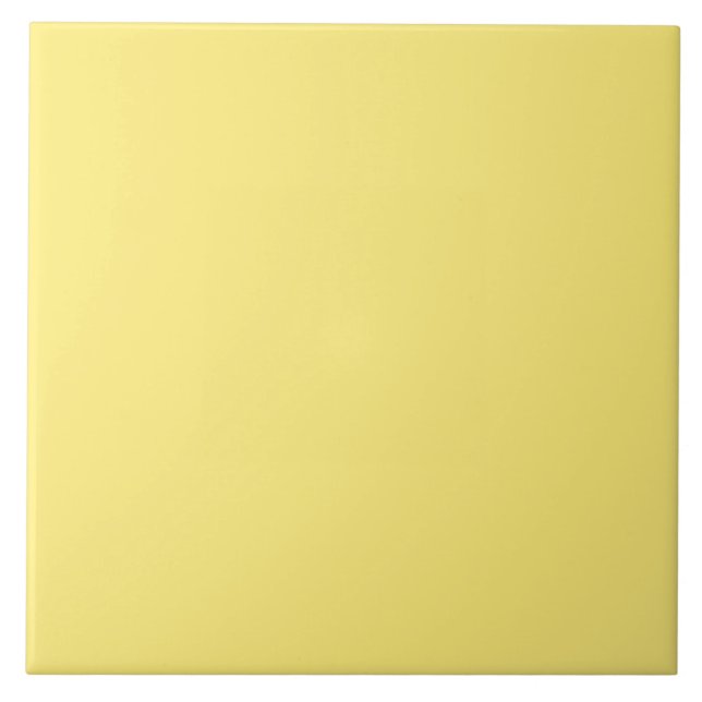Lemon Yellow Ceramic Tile. Ceramic Tile (Front)
